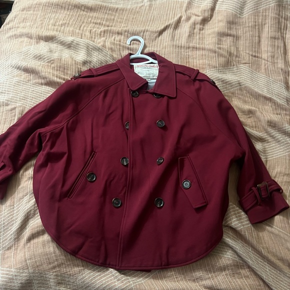 Women's Cartonnier Red Swing Coat Size Large - Picture 1 of 5